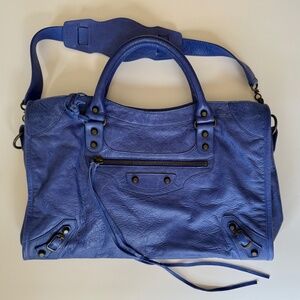 ‼️SOLD‼️ BALENCIAGA S/S 2010 Outremer / Blue China City Bag